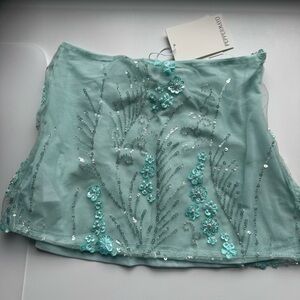 NWT Peppermayo Mint Kandi Mini Skirt size: 0 / XXS